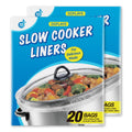 40 Counts Slow Cooker Liners and Cooking Bags, Extra Large Size Fits 6-10QT Pot, 14"x 22", BPA Free, Suitable for Oval & Round Pot (40)