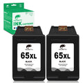 COLORETTO Ink Cartridges 65XL Black for HP Envy 5052 DeskJet 3755 3700 3722 3720 3700 2655 2652 2624 2630 2675 2600 Envy 5055 5010 5000 AMP125 Printer Remanufactured hp 65 XL High-Yield Noir 2-Pack