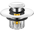 coamanug Bathtub Stopper | Shower Drain Hair Catcher, Pop-up Tub Stopper with Strainer | Bathroom Drain Plug | Drain Protector for 1-1/2 to 1-3/4"" Bath Drain Hole