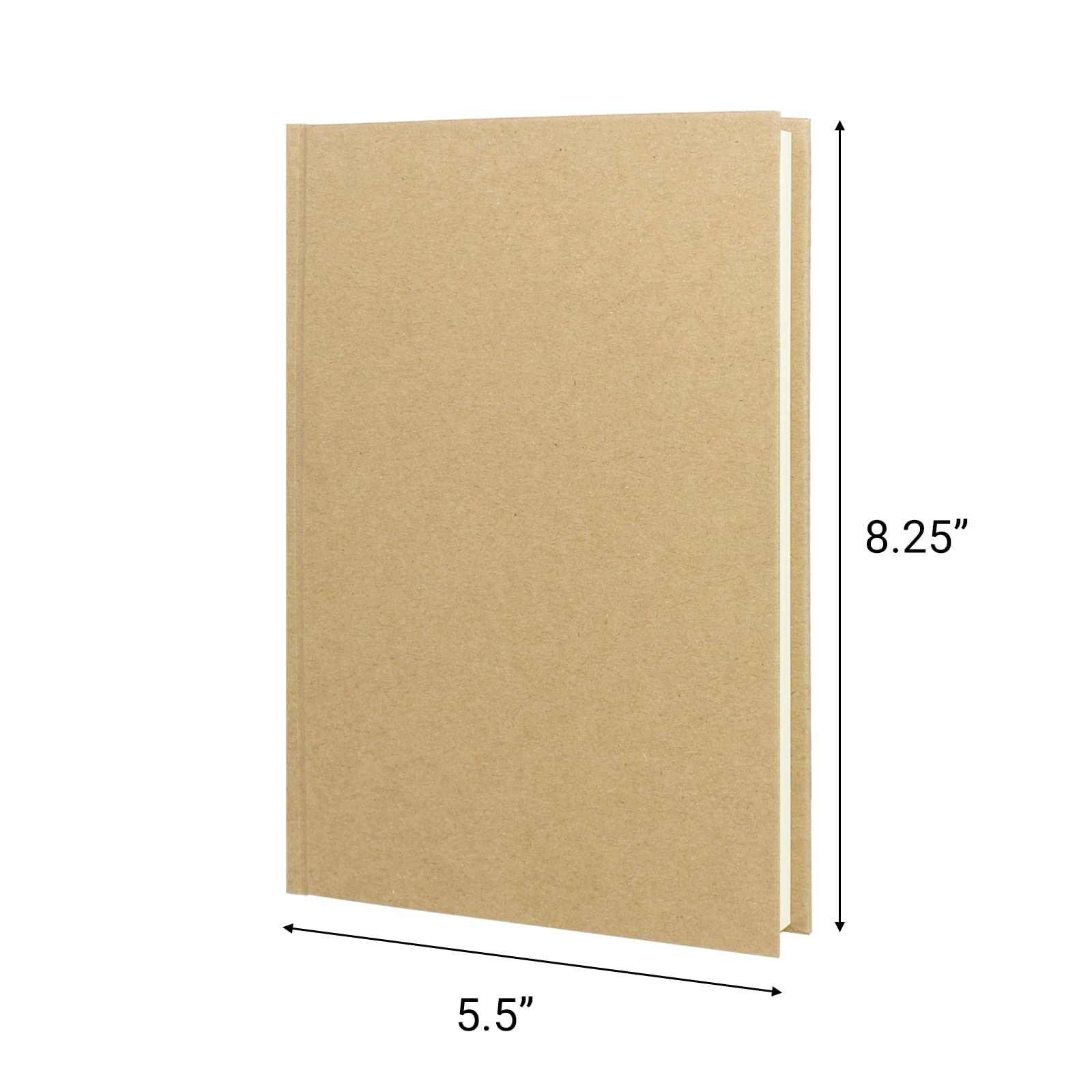 3 Pack A5 Blank Notebook Journal Bulk, Hardcover Notebook Journal A5 Size（5.5"x 8.2"), Hardback Notebooks for Travelers, Students, Office by zmybcpack (120 Sheets/240 pages, 100gsm Paper)