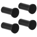 SAYAYO Black Towel Hooks Coat Hooks Wall Mounted 4 Packs Wall Hooks for Hanging, Heavy Duty 304 Stainless Steel Bathroom Hooks Up to 33 lbs for Outdoor, Bedroom, Kitchen, Hotel Door, GOY001Y