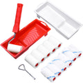 PinStone 2 inch Paint Roller Kit, 16pcs Small Paint Roller Tray Set with High-Density Foam and Microfiber Covers, Mini Paint Rollers for Walls, Cabinets, Craft, Touch-up
