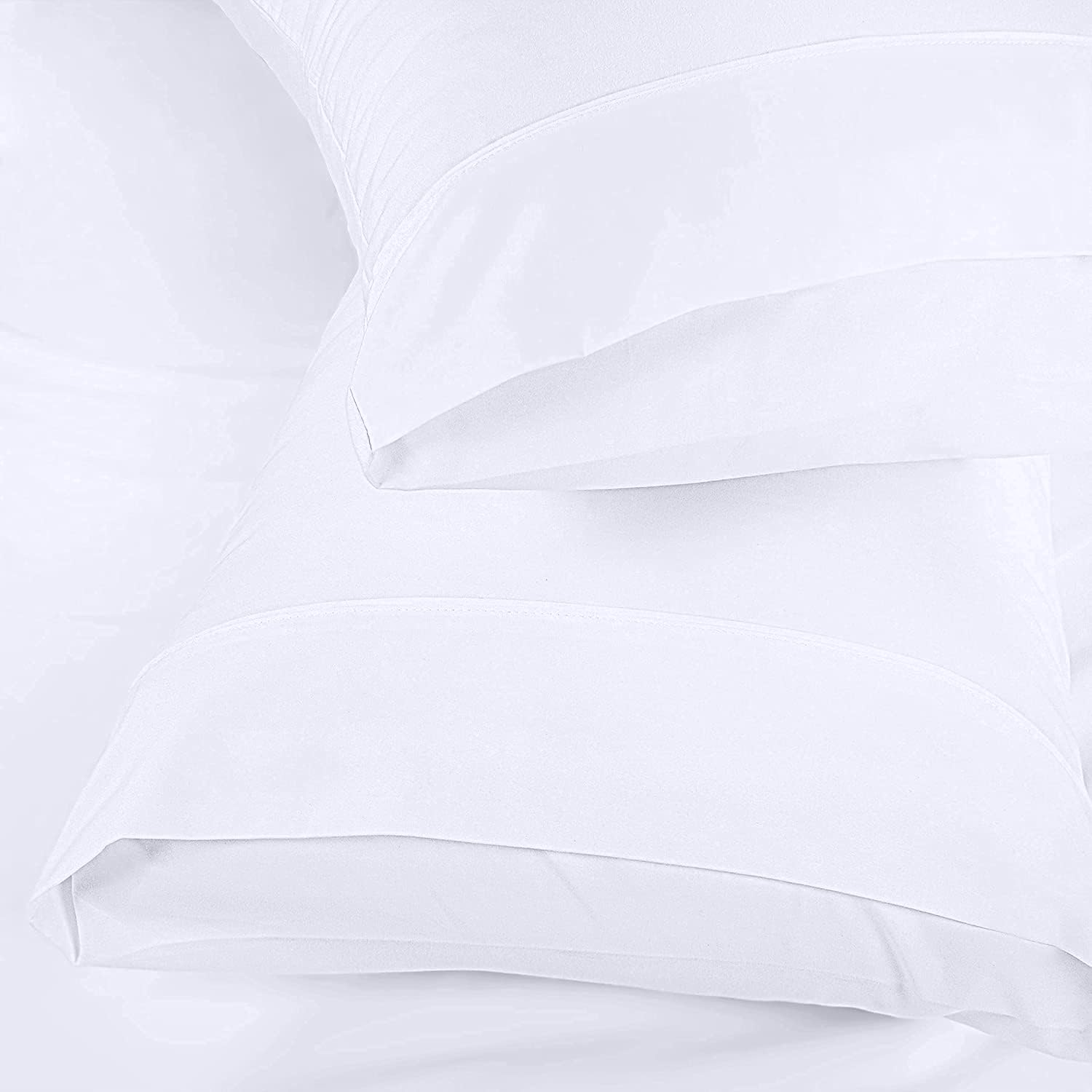 Utopia Bedding Queen Pillow Cases - 12 Pack - Envelope Closure - Soft Brushed Microfiber Fabric - Shrinkage and Fade Resistant Pillow Covers Queen Size 20 X 30 Inches (Queen, White)