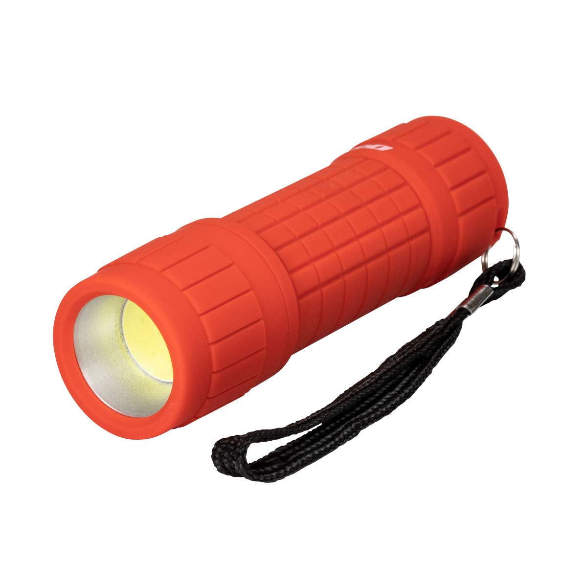 Dorcy Bright Rubberized Led Flashlight 4-Pack, 100 Lumens, Assorted Colors for Home, Car, Work, Camping