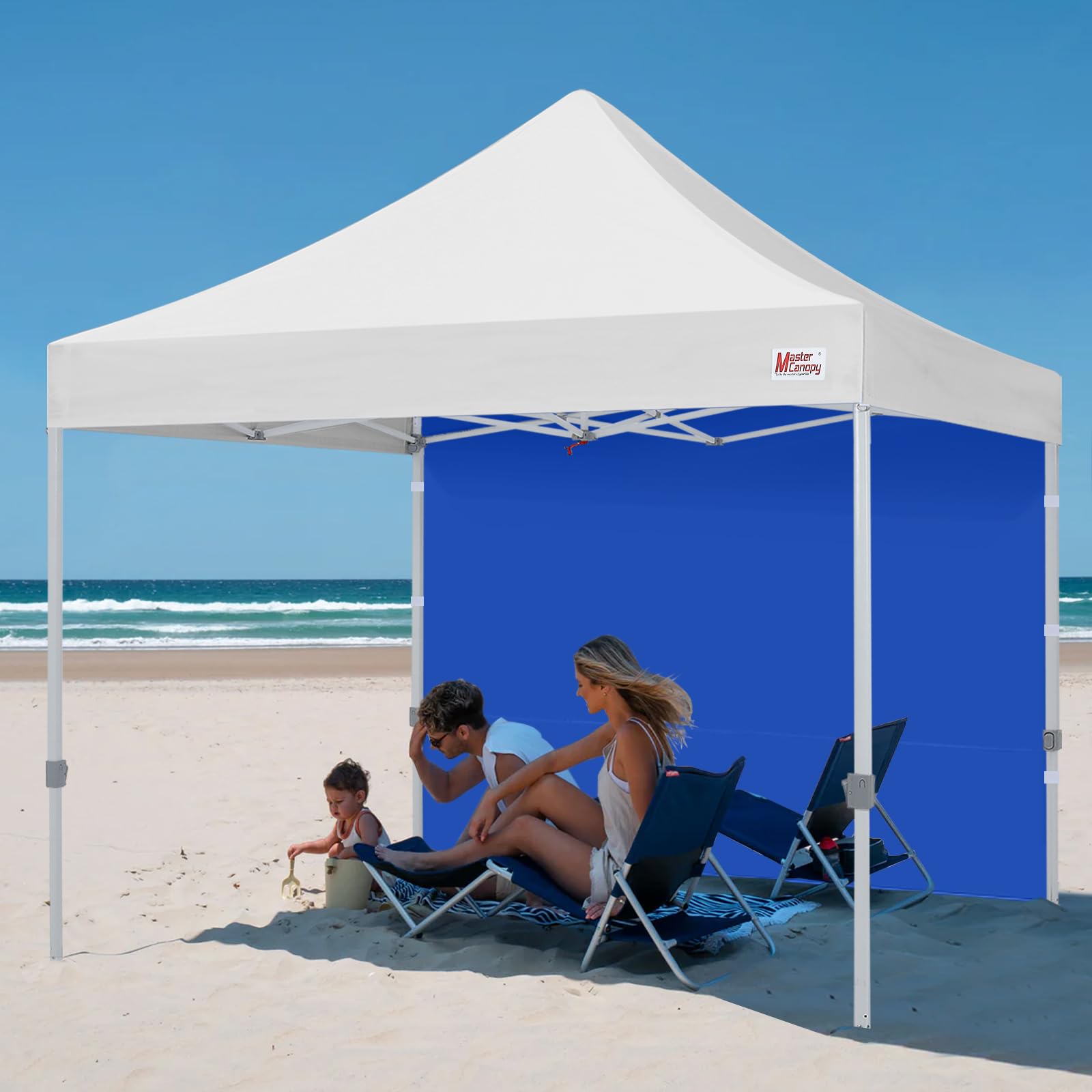 MASTERCANOPY Instant Canopy Tent Sidewall for 10x10 Pop Up Canopy,1 Pack (10x10 Feet, Blue)
