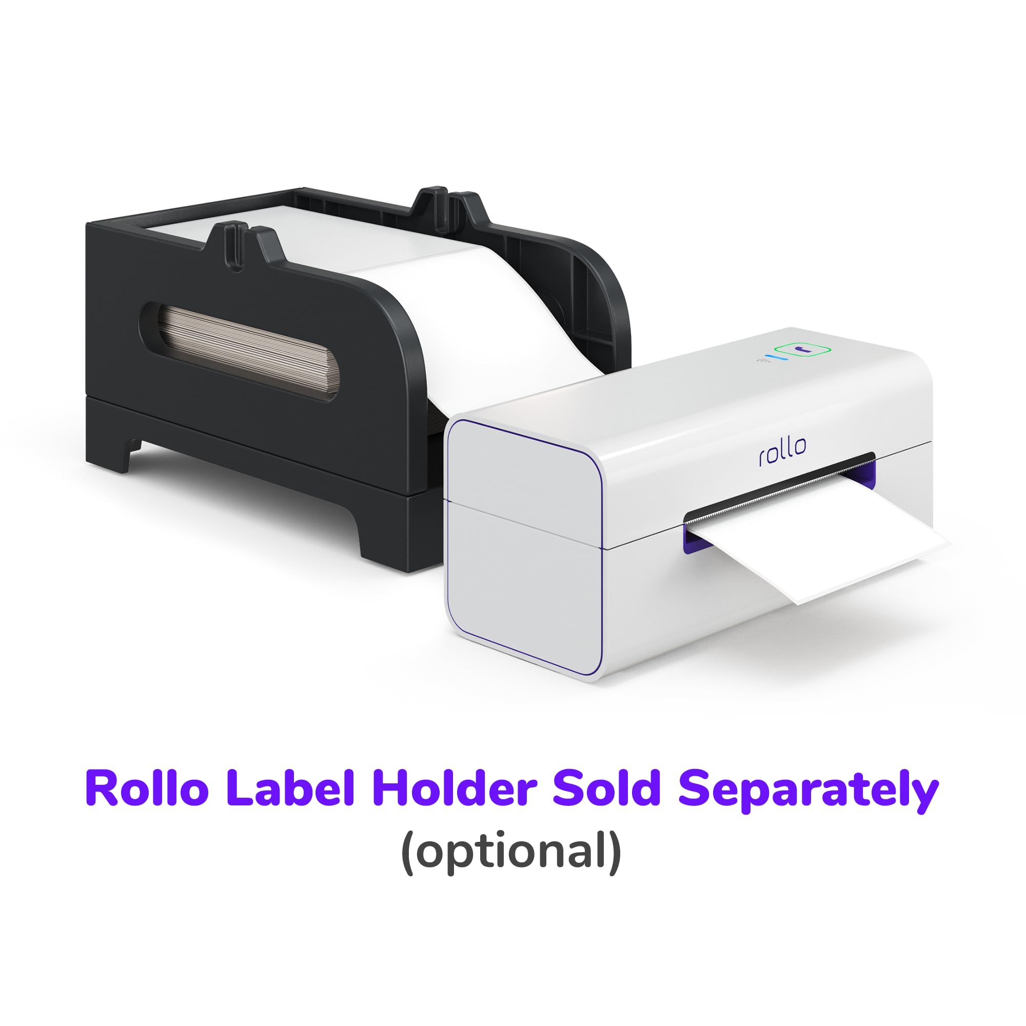 Rollo Direct Thermal Shipping Labels - Genuine 4x6 Thermal Rollo Labels Fanfold - Perforated and Strong Adhesive (500 Pack)
