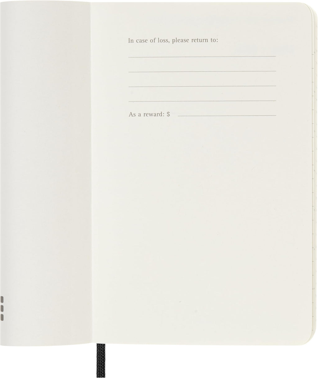 Moleskine Classic 12 Month 2026 Weekly Horizontal Planner, Soft Cover, Pocket (3.5" x 5.5"), Black, 144 pages