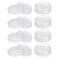 uxcell 16 Pcs Carpet Protectors Spiked Caster Cups 1.89" Round Spiked Furniture Cup Furniture Carpet Protectors for Furniture Legs Table Chair Sofa