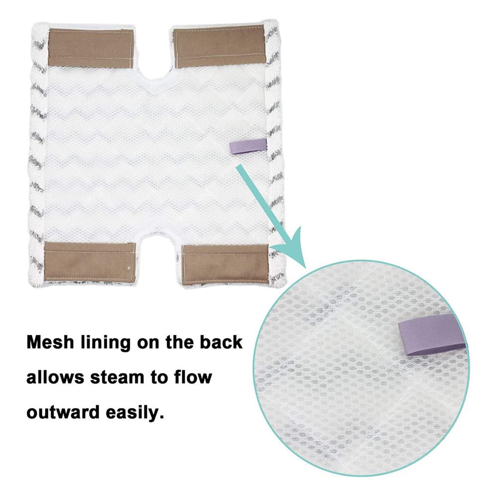 6pcs Steam Mop Pads Replacement for Shark Lift-Away & Genius Steam Pocket Mop S3973D S6002 S5003D S6001 S6003 S5001 S5002 S3973WM