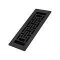 Decor Grates LAJH310-BLK Oriental *NEW* Low Profile Floor Register, 3x10 Inches, Textured Black