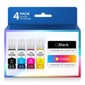 Colorfly T522 Ink Replacement T522 Refill Bottles for Compatible T522 B Lack Ink to Work with ET-2800 ET-2803 ET-2840 ET-2720 ET-2400 ET-4700 ET-4800 Printer 4 Pack (Not Sublimation)