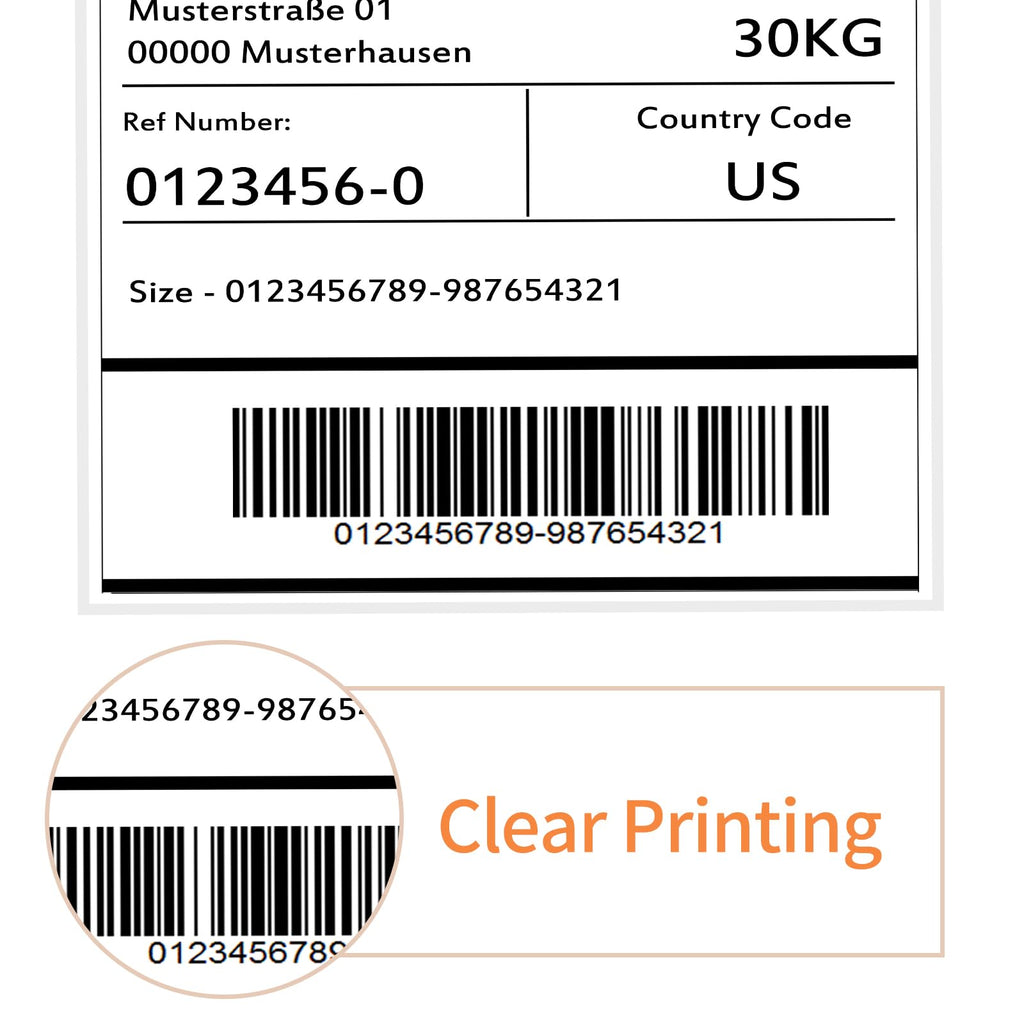 8.5" x 11" Labels, 100 Sheets Full Page Labels, Self Adhesive Shipping Address Labels Full Sheet Label Stickers Paper
