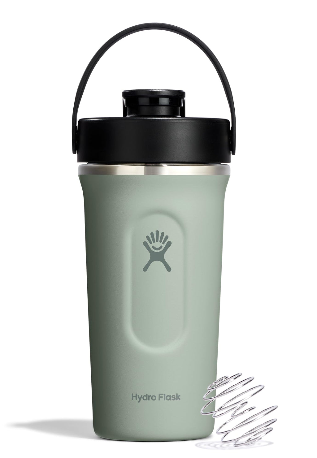 Hydro Flask 24 Oz Stainless Steel Insulated Shaker Bottle with Leakproof Flip-Top Chug Spout, and Double Wall Insulation, Agave