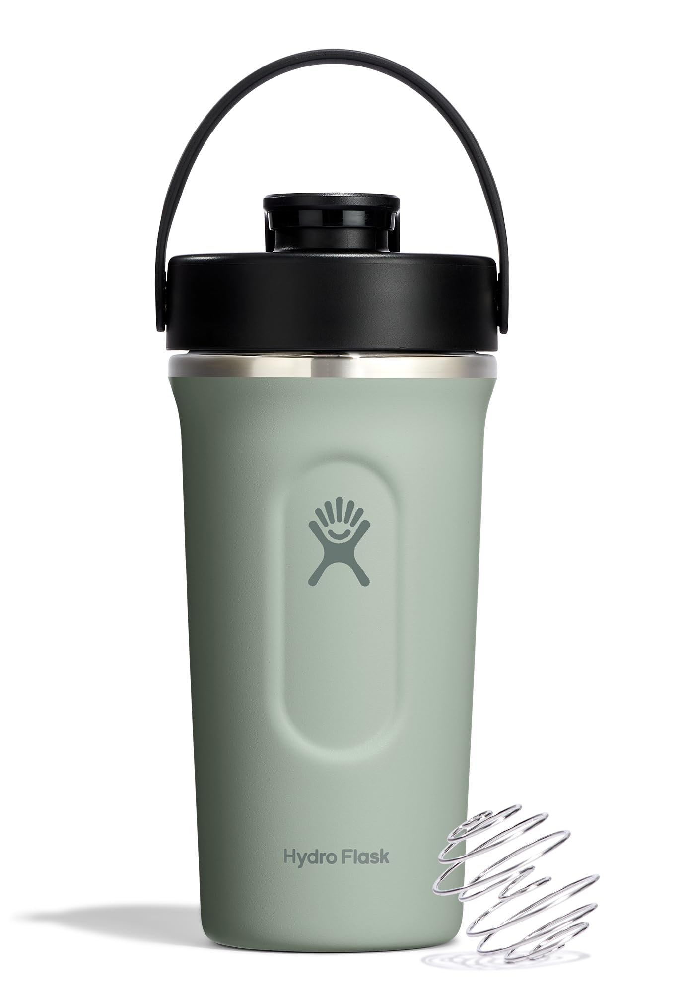 Hydro Flask 24 Oz Stainless Steel Insulated Shaker Bottle with Leakproof Flip-Top Chug Spout, and Double Wall Insulation, Agave