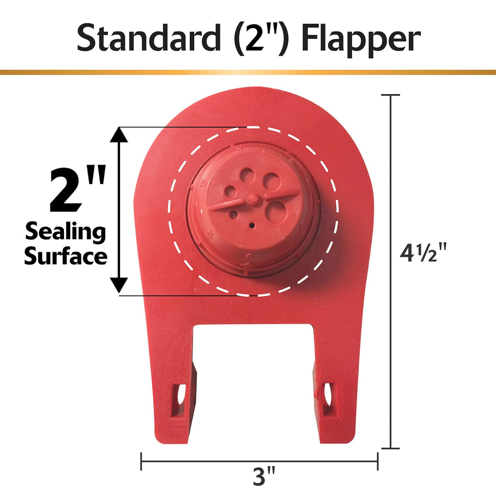 Korky 100 Ultra High Performance Universal 2" Flapper, (Pack of 2)
