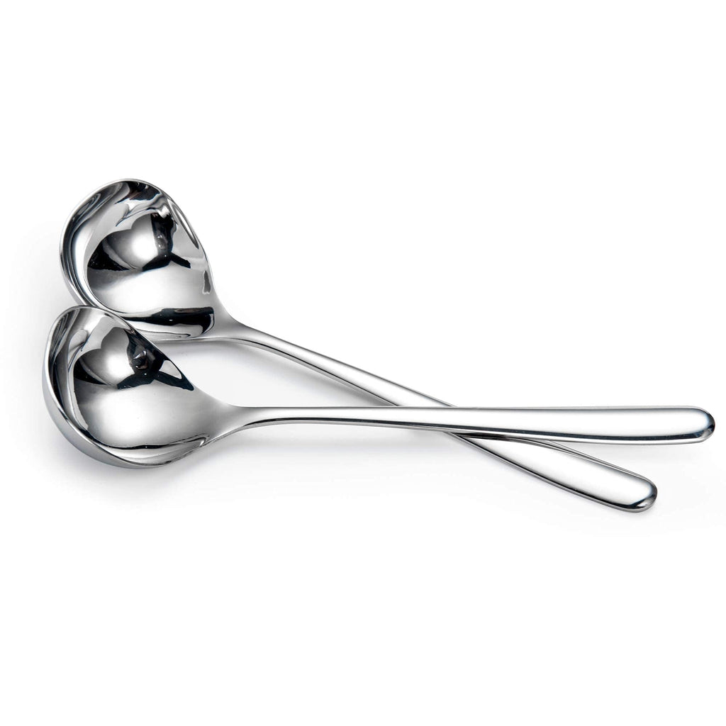 IMEEA Small Ladle SUS304 Stainless Steel Serving Ladle 8-Inch, Set of 4