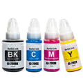 LAIPENG GI-290 GI290 Ink Refill Bottles Compatible for Canon G1200 G2200 G3200 G4200 G4210 Printer (4-Pack, Black/Cyan/Magenta/Yellow)