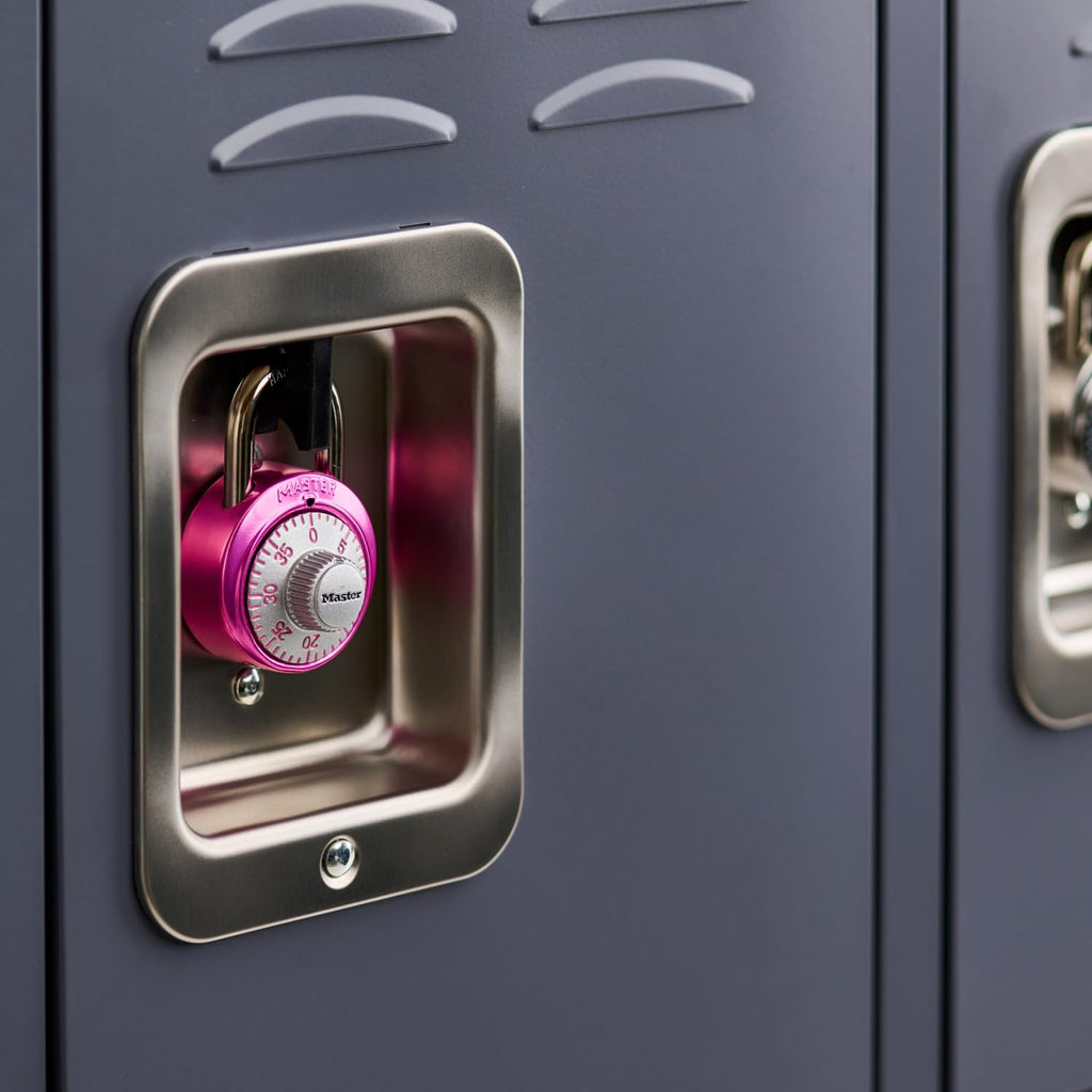 Master Lock 1530DPNK Breast Cancer Research Foundation Dial Combination Lock, Pink