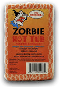Zorbie Water Bobble Hot Tub Oil Scum Absorber - Scum Absorbing Sponge for Spas and Hot Tubs - Naturally Cleaner Water with Spa Sponges for Hot Tubs - Orange Floating Bobble with String