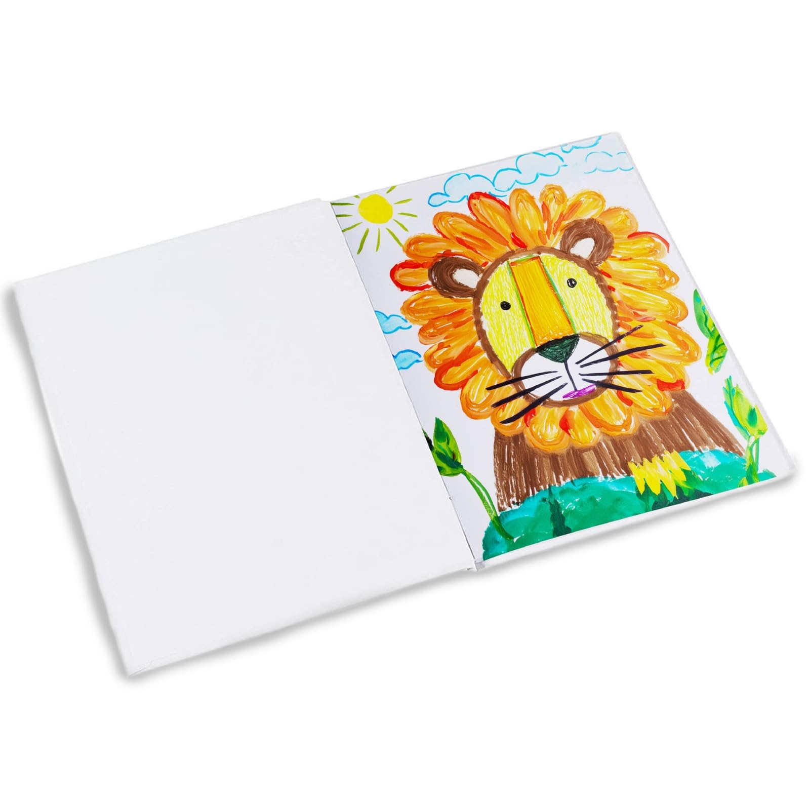 6 Pack 6 x 8-inch Blank Hardcover Books for Kids to Write Stories, 18 Sheets Each for Scrapbook and Journal