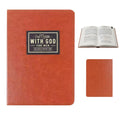 2026 One Minute with God Daily Devotional for Men, 365 Reflections to Strengthen Faith, Brown Faux Leather Edition