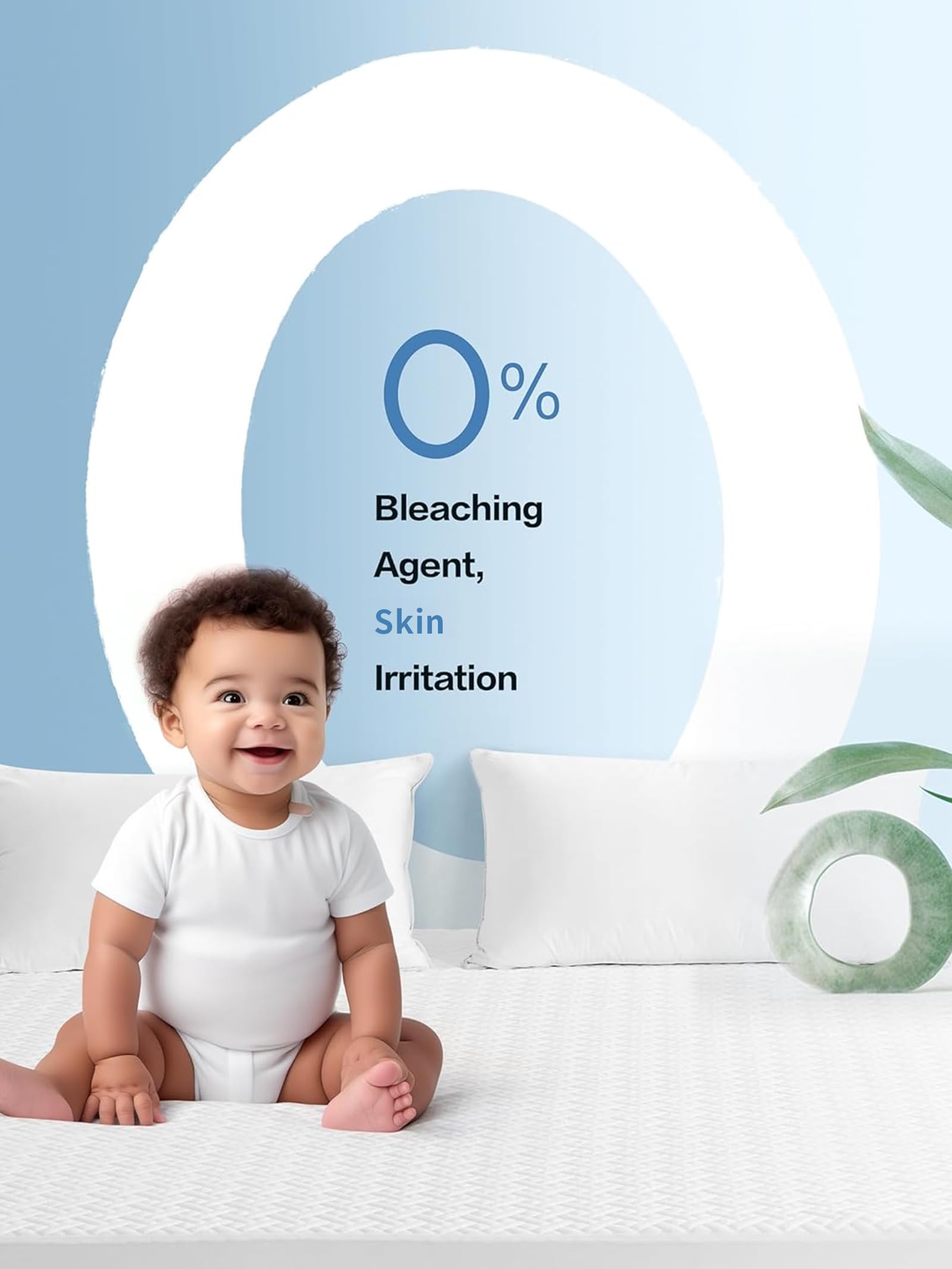 100% Waterproof Mattress Protector Queen Size, Premium Viscose from Bamboo Mattress Pad Ultra Soft Breathable, Noiseless Mattress Cover Fitted 8"-21" Deep Pocket