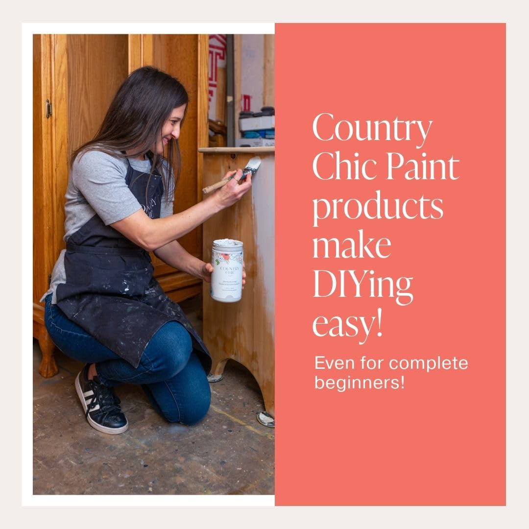 Furniture Wax - 100% Natural Sealant for Chalk Furniture Paint or Raw Wood, Light Protection, Easy To Apply, No Odor, Eco-Friendly - 7 Color Choices - Clear (4 oz)