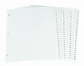 Oxford Binder Dividers, Preprinted Tabs 1-100, Letter Size, Bold Dual-Sided Numbers, 1/2" Extended Tabs, Reinforced Edges, 3-Hole Punched, White, for Manuals, Office Files, and School Binders