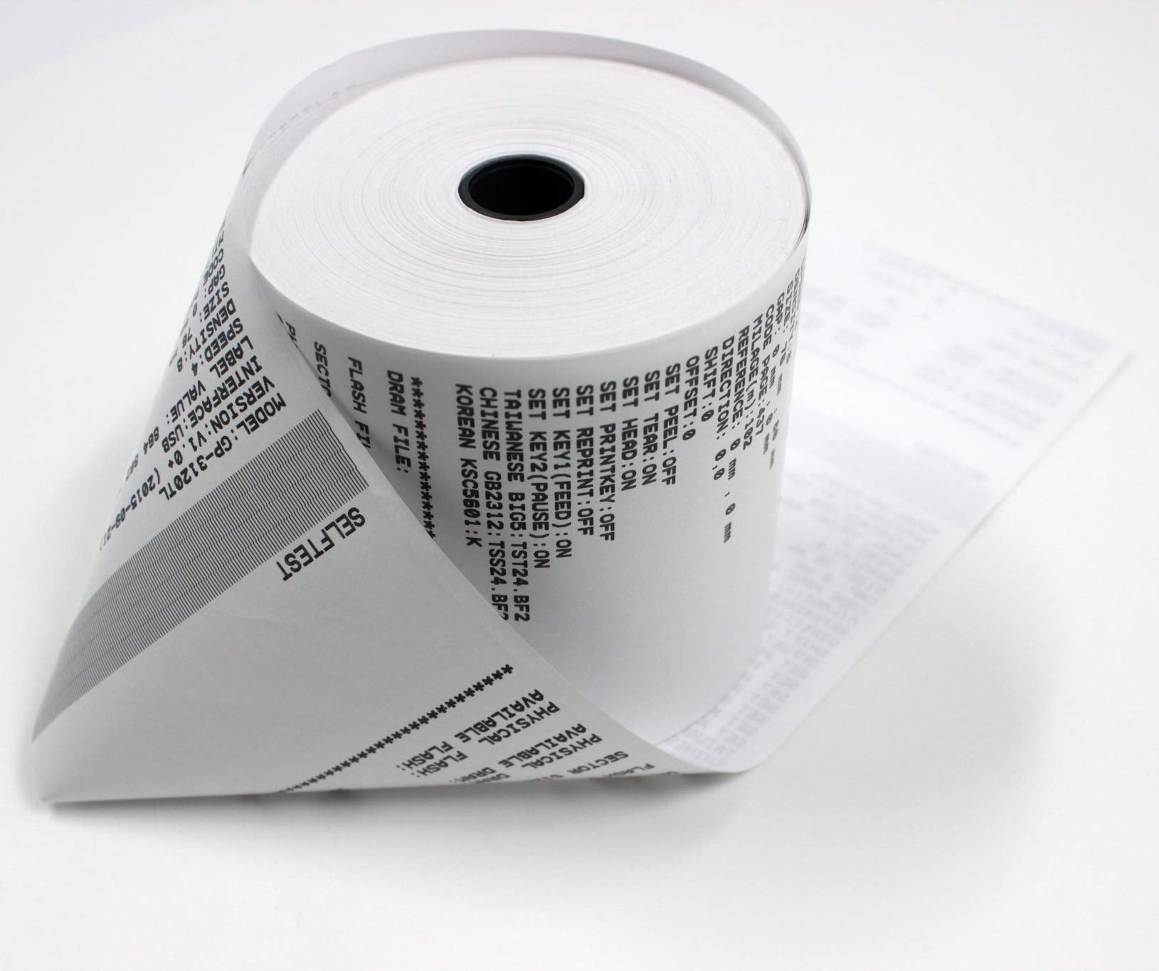 BuyRegisterRolls (12 Rolls) 2 1/4 x 150 ft White Adding Machine Tape Paper Rolls Premium One Ply Register/Adding Machine/Calculator Paper Rolls Printing Calculator 10 Key