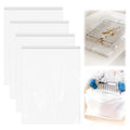 KYRGEU Large Oven Grill Cleaning Bags, Heavy Duty Oven Rack Cleaner Bags - No Messy Hands Reusable Soak-off Cleaning Kit for Grate & Grill Rack,No Cleaner Included (4 Packs 19.6''X27.5'')