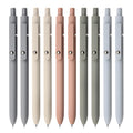 UIXJODO Gel Pens, 10Pcs 0.5mm Black Ink Pens Fine Point Smooth Writing Pens, High-End Series Retractable Pens for Journaling Note Taking, Cute Office School Supplies Gifts for Women (10 Pcs Morandi)