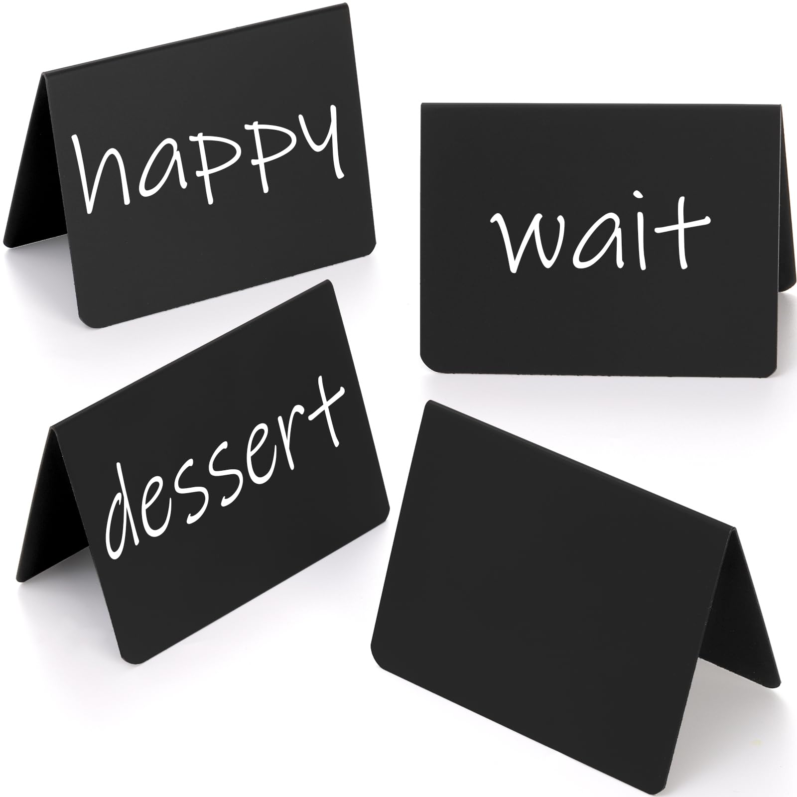 Tosnail 30 Pack 4 x 3 Inches Mini Chalkboard Signs, Food Labels, Retail Display, Small Chalkboard Labels for Retail Display, Special Events, Party Buffet