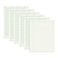 suituts 6 Pads Engineering Paper Notebook, Engineering Computation Pad, 8.5X11 Inch Engineering Graph Paper,3-Hole Punched, 5X5 Ruling, Total 600 Sheets (Per Pad 100 Sheets)