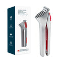 KITCHENDAO No Peeling Garlic Press with Large Chamber,Heavy-Duty Garlic Press with Built-in Scraper & Cleaning Pusher, Zinc Alloy Garlic Mincer, Dishwasher Safe