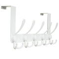 Honsky Over The Door Hooks,Over Door Hook for Hanging Clothes,Over The Door Hanger,Over The Door Towel Rack,Towel Hanger for Bathroom,Back of Door Hanger, White