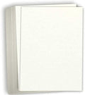 Hamilco Linen Textured Cardstock Paper – 8 1/2 x 11" Blank Thick Heavy Weight 80 lb Cover Card Stock for Printer - 50 Pack (Natural)