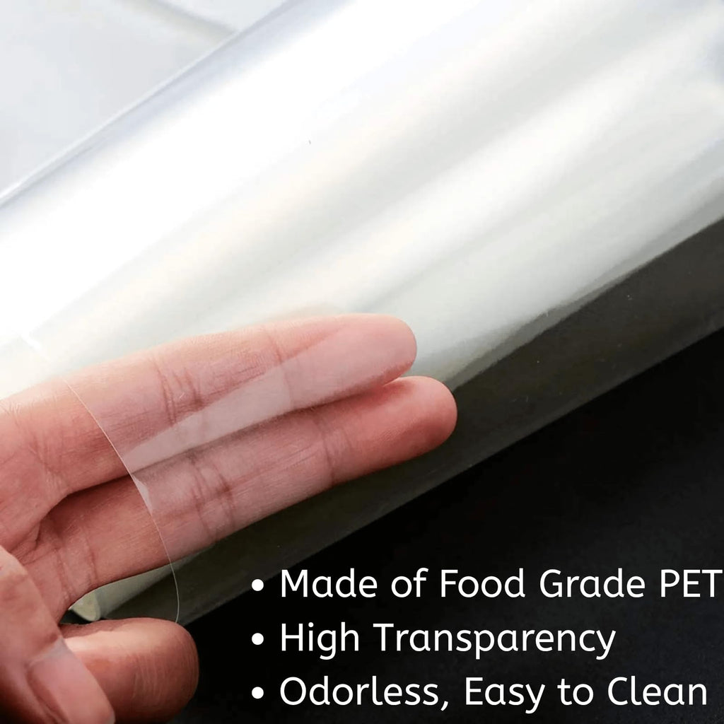 YOUEON Cake Collars Acetate Roll almost 4/4.7/6/8 x 394 Inch, Clear Cake Acetate Sheets Cake Strips for Chocolate, Mousse Baking, Transparent Surrounding Edge Cake Decorating