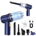 KMM Handheld Car Vacuum Cleaner, 19000Pa Vacuum Cleaner and Air Duster, 120W High Power Hand Held Vacuum with LED Light and Multi-Nozzles for Car, Home, Office, Pet