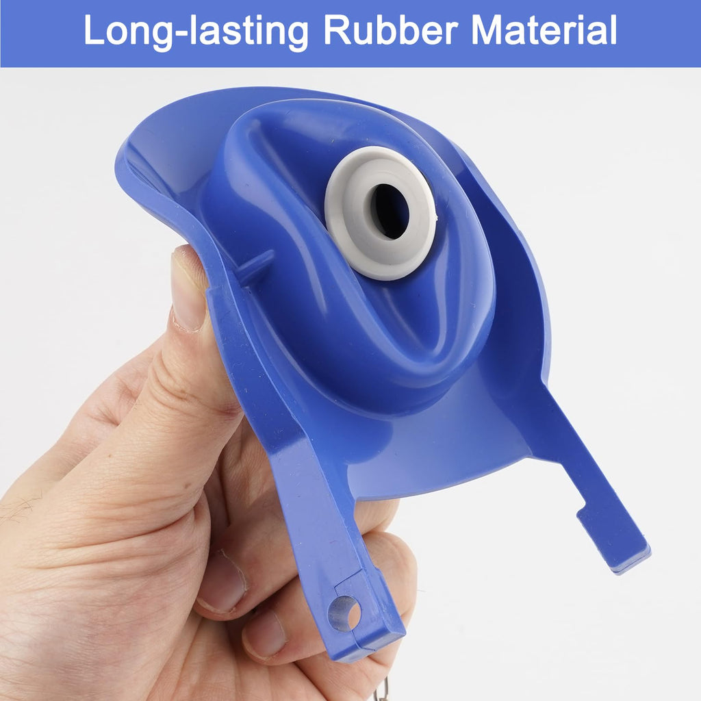 Large 3-Inch Toilet Flapper Replacement Compatible with TOTO Flapper Model THU140S- Oversized Sealing and Easy to Install- Blue