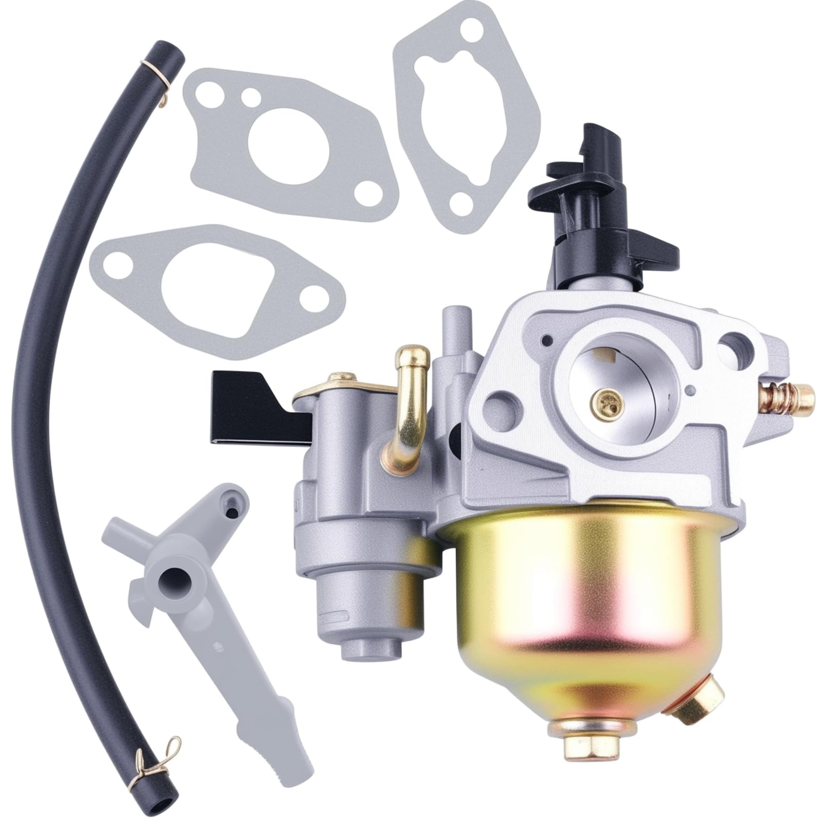 GX160 Carburetor Replacement Compatible with Honda GX120 GX140 GX168 GX200 5.5HP 6.5HP Generator Engine with Gaskets Replaces 16100-ZH8-W61 16100-ZH7-W51
