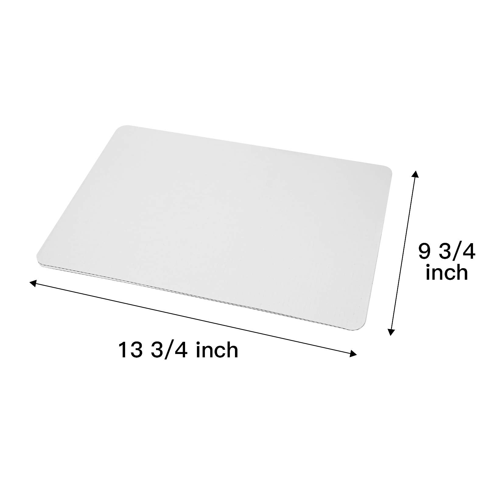 Pack of 15 White Quarter Cake Sheet 13.75” x 9.75” Cake Board Sturdy Rectangle Greaseproof Pad Full 15 Pk Boards