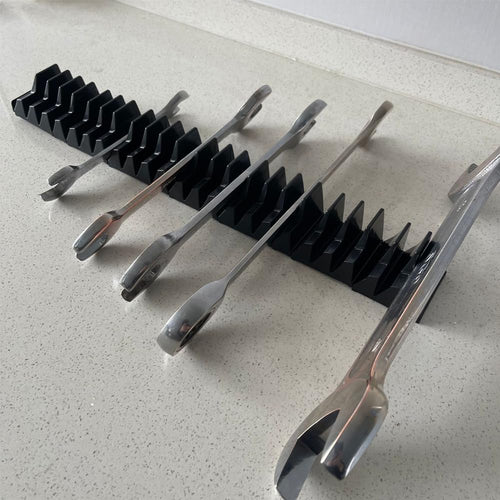 46 Pack Magnetic Wrench Organizer,Perfect Tool Storage Rack with Magnet Modular Organizers,Strong Base Perfect Holder Magnet,Modular Organizer for Multiple Tools