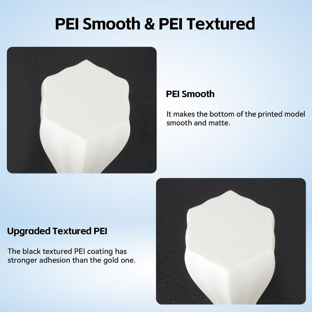 UniTak3D Ender 3V3 SE Double Sided PEI Build Plate 235 * 235mm,Smooth+Textured Heated Bed,Ender 3V3 KE Flexible Spring Bed Plate for Creality K1/K1C,Ender 3/3 Pro,Ender 3V2,Ender 3V2 Neo 3D Printer