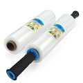 Packpal 2 Rolls Shrink Wrap Stretch Film with Handles 15"x 1000ft, Clear Plastic Wrap for Packing Pallet, Moving Suppliers for Furniture, Suitcases, Stretch Wrap for Shipping & Travel.