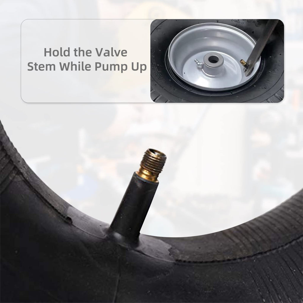 AR-PRO (2-Pack 16x6.50-8, 16x7.50-8 Inner Tube TR-13 Straight Valve Stem for Mower/Tractor/Golf Cart/Garden Trailer and More
