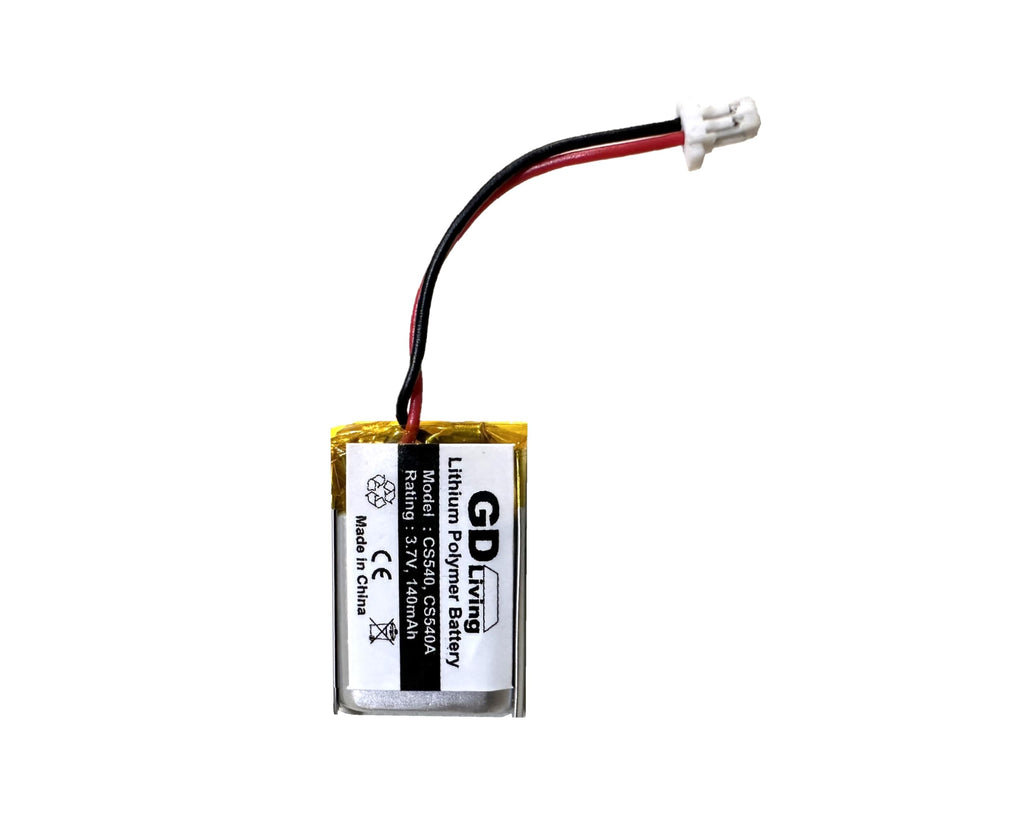 2 Pack of ‘GD Living’ Replacement Battery for Plantronics Wireless Headset CS540, CS540A, C054, 86180-01, 84479-01