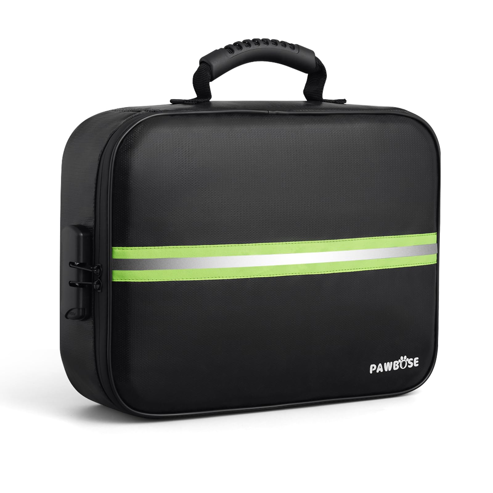 PAWBOSE Fireproof Document Bag with Lock, Upgraded Fireproof, Heat Insulated & Waterproof Box for Document,Portable Storage for Home and Travel, Suitable for Document and Laptop