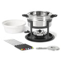 Starfrit Fondue Set - 3-in-1 Meat, Cheese, Chocolate - 12-Piece - Adjustable Safety Burner - 1.6 L Capacity