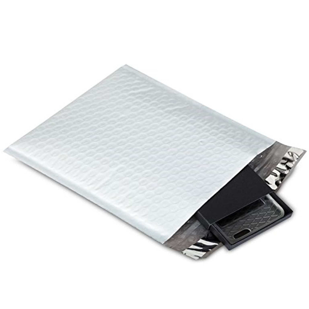 Sales4Less #5 Poly Bubble Mailers 10.5X16 Inches Padded Envelope Mailer Waterproof Pack of 10, White