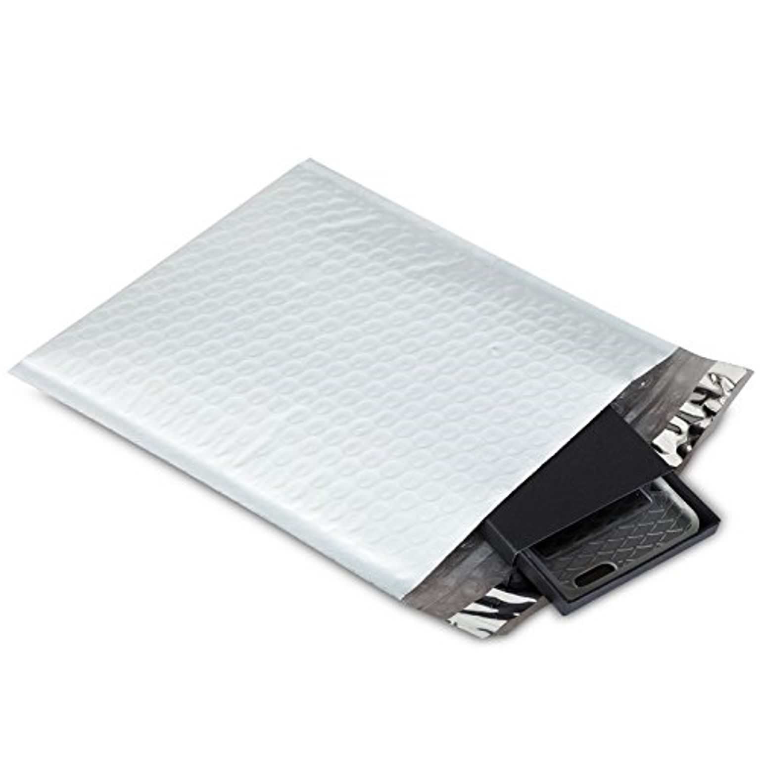 Sales4Less #5 Poly Bubble Mailers 10.5X16 Inches Padded Envelope Mailer Waterproof Pack of 10, White
